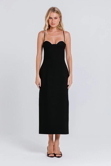 CHARTH - Vestido Iohara Preto